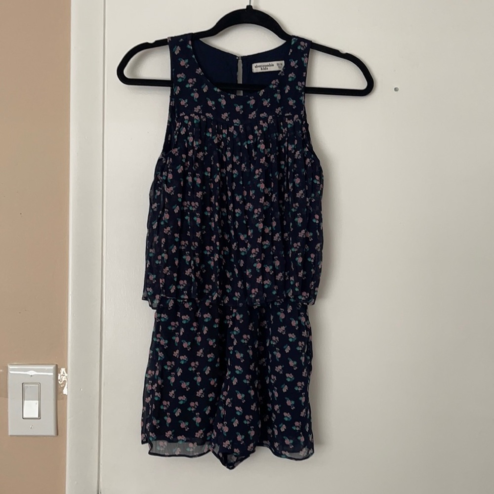 abercrombie kids floral romper